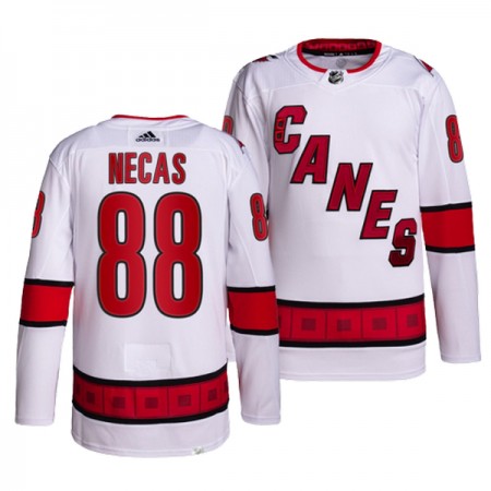Carolina Hurricanes Dresy Martin Necas 88 Adidas Bílý Authentic - Pánské